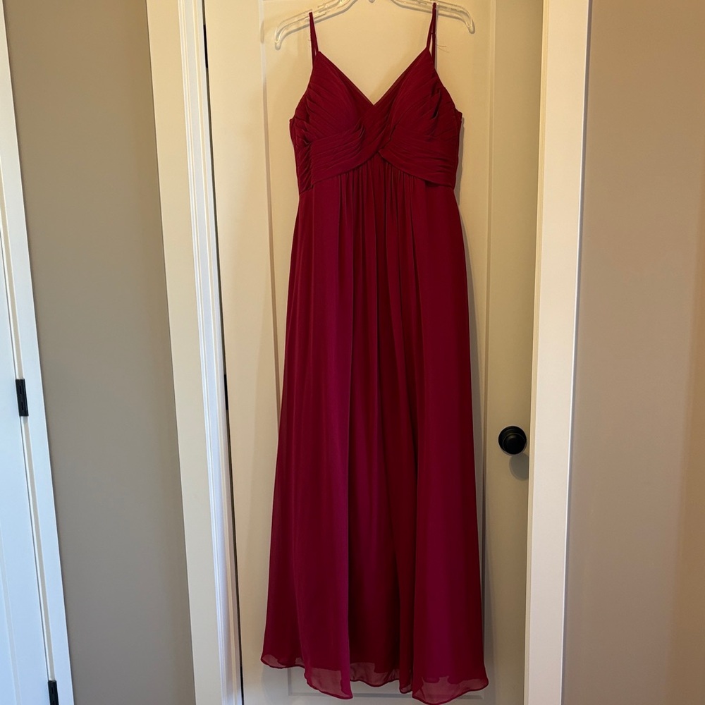 Elegant Red Evening Gown